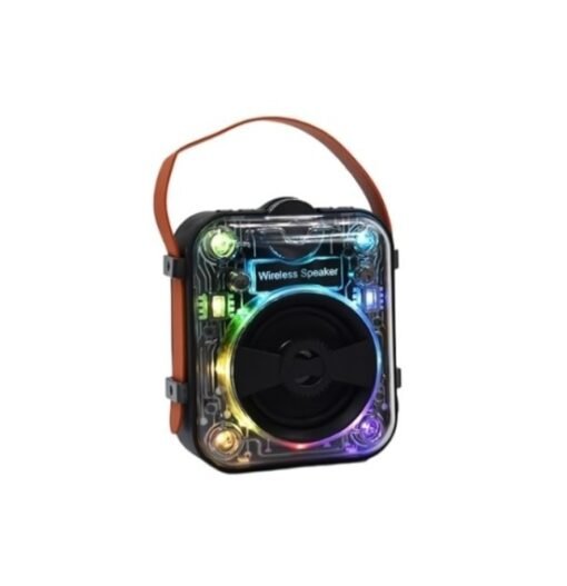 Altavoz Bluetooth Portátil Transparente Mecha RGB Función Tws Referencia: HYX823 ref6058