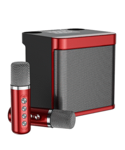 Altavoz Karaoke Bluetooth, Máquina de Karaoke completo, Micrófono Inalámbricos Karaoke con micrófono inalámbricos, máquina de Karaoke completo, Fiesta familiar al aire libre de alta potencia  Referencia: HYX820 ref 6059