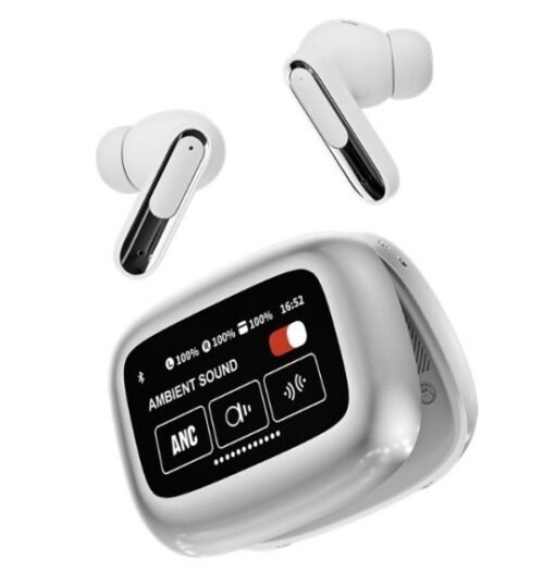 Auriculares Inalámbricos con Pantalla y Cancelación de ruido Auriculares Inalámbricos de botón con almohadillas con pantalla y cancelación de ruido  Referencia: LYEJ279 ref6094