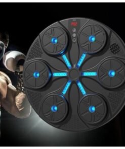 Máquina de Boxeo Inteligente con Música y Luz Led Música Máquina de Boxeo Inteligente Electrónica Equipo de Entrenamiento de Boxeo LED Montado en la Pared para Adultos y Niños ref6033