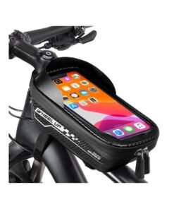 Soporte Bolsa movil para Bicicleta Soporte Bolsas de Bicicleta, Bolsa Táctil Bicicleta Impermeable,Cremallera Doble Viseras y Pantalla táctil TPU, Bolsa para Cuadro Bicicleta para Teléfono Movil Dentro de 6,5 Pulgadas  Referencia: FSD1590 ref6103
