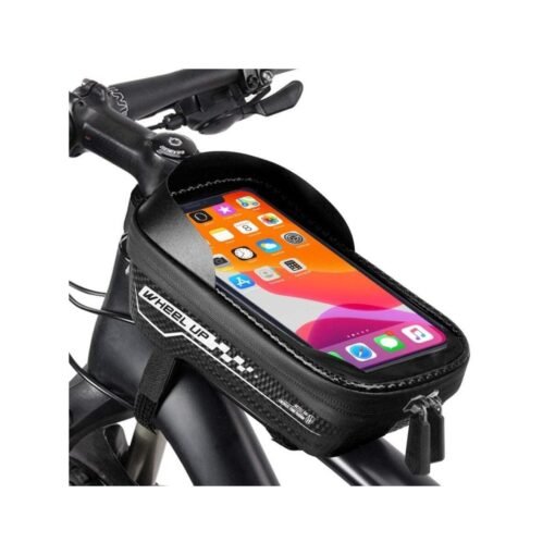 Soporte Bolsa movil para Bicicleta Soporte Bolsas de Bicicleta, Bolsa Táctil Bicicleta Impermeable,Cremallera Doble Viseras y Pantalla táctil TPU, Bolsa para Cuadro Bicicleta para Teléfono Movil Dentro de 6,5 Pulgadas  Referencia: FSD1590 ref6103