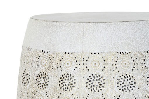 MESITA AUXILIAR SET 2 METAL 40X40X42 ENVEJECIDO LD-184649 Ref 13125 - Imagen 3