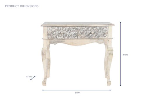 CONSOLA MANGO 91X42X81 NATURAL LD-205004 Disponible Ref 130,95 - Imagen 5