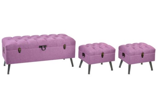 Descalzadora Set 3 Poliéster Metal 120x42x53