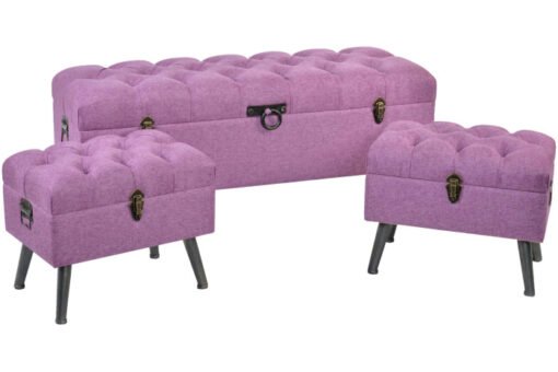 Descalzadora Set 3 Poliéster Metal 120x42x53 - Imagen 2