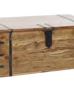 BAUL MADERA MACIZA ACACIA 100X45X40 25,00 NATURAL MB-162377 REF13022