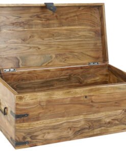 BAUL MADERA MACIZA ACACIA 79X39X34 22,00 NATURAL MB-162378 REF13023