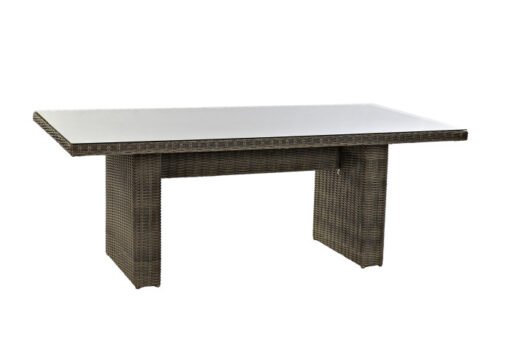 MESA COMEDOR SET 7 RATAN SINTETICO 200X100X75 5 MM MB-166668 Disponible Ref 13465 - Imagen 3