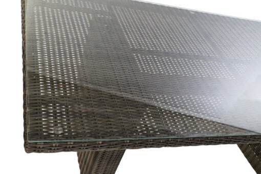 MESA COMEDOR SET 7 RATAN SINTETICO 200X100X75 5 MM MB-166668 Disponible Ref 13465 - Imagen 4
