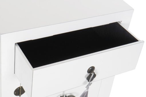 MESITA DE NOCHE ABETO MDF 45X34X66 ORIENTAL BLANCO MB-170081 Disponible ref13287 - Imagen 2