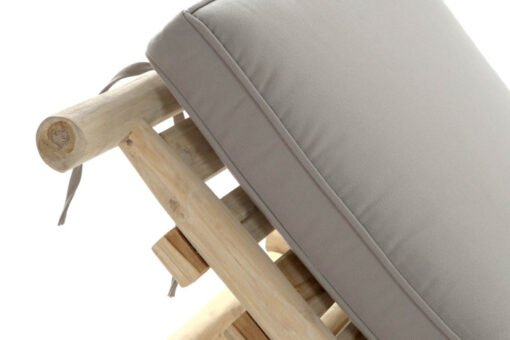 TUMBONA TECA POLIESTER 86X209X36 NATURAL MB-178753 Disponible Ref 13463 - Imagen 4
