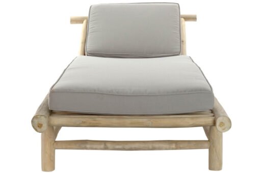 TUMBONA TECA POLIESTER 86X209X36 NATURAL MB-178753 Disponible Ref 13463