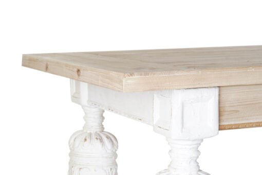 MESA COMEDOR ABETO MDF 200X90X77 28,00 ENVEJECIDO MB-179365 Disponible ref13223 - Imagen 5