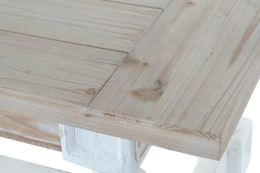 MESA COMEDOR ABETO MDF 200X90X77 28,00 ENVEJECIDO MB-179365 Disponible ref13223 - Imagen 3