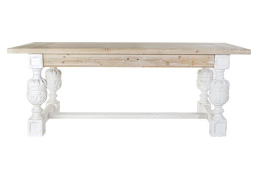 MESA COMEDOR ABETO MDF 200X90X77 28,00 ENVEJECIDO MB-179365 Disponible ref13223 - Imagen 2