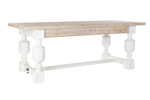 MESA COMEDOR ABETO MDF 200X90X77 28,00 ENVEJECIDO MB-179365 Disponible ref13223