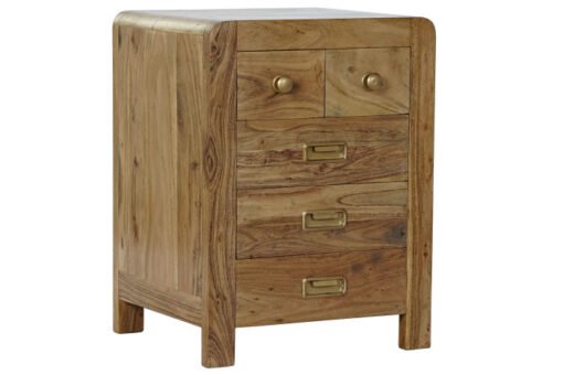 MESITA DE NOCHE ACACIA 45,5X40X60 25,00 NATURAL MB-179709 Disponible ref13285