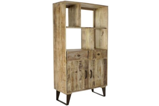 ESTANTERIA MANGO METAL 95X44X172 NATURAL NATURAL MB-180126 Disponible ref13100