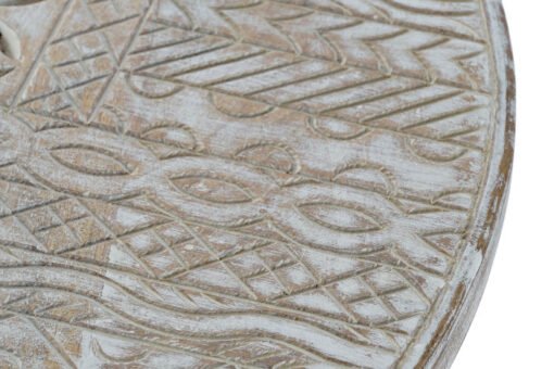 MESITA AUXILIAR MANGO METAL 75X75X50 DECAPE BLANCO MB-182011 Ref 13134 - Imagen 4