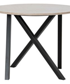 MESITA AUXILIAR METAL MADERA 65X65X49,5 MB-182596 Disponible Ref 13132