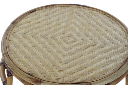 MESITA AUXILIAR RATAN BAMBU 60X60X42 NATURAL MB-182689 Disponible Ref 13131 - Imagen 3
