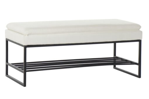Descalzadora Poliéster Hierro Beige 80,5x36x35,5 - Imagen 2