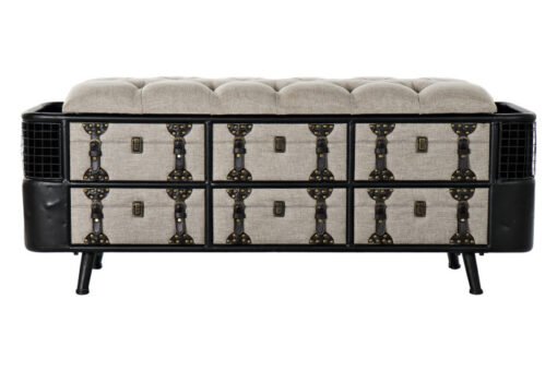 DESCALZADORA METAL PU 120X40X50 INSDUSTRIAL BEIGE MB-184728 Ref 13326