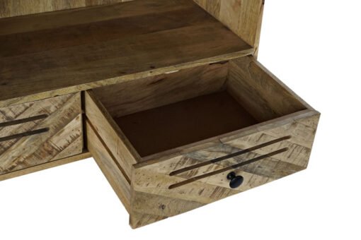 ESTANTERIA MANGO METAL 100X40X180 MARRON OSCURO MB-189163 Disponible ref13099 - Imagen 2