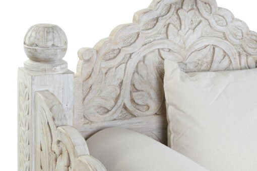SOFA MANGO POLIESTER 190X77X90 BLANCO MB-190046 Disponible Ref 13414 - Imagen 4