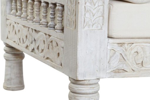 SOFA MANGO POLIESTER 190X77X90 BLANCO MB-190046 Disponible Ref 13414 - Imagen 5