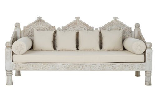SOFA MANGO POLIESTER 190X77X90 BLANCO MB-190046 Disponible Ref 13414 - Imagen 2