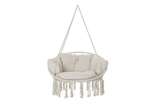 SILLA COLGANTE ALGODON 100X80X145 100KG, CON COJIN MB-192559 Ref 13461