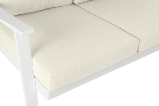 SOFA SET 4 ALUMINIO POLIESTER 212X212X86 BLANCO MB-192578 Disponible Ref 13462 - Imagen 2