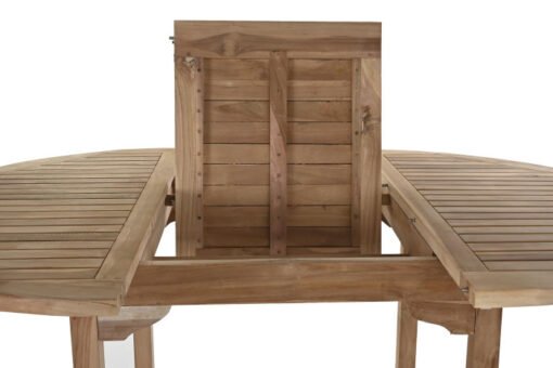 MESA COMEDOR SET 5 TECA 120X120X75 EXTENSIBLE A 17 MB-193179 Disponible Ref 13456 - Imagen 7
