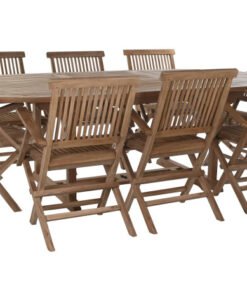 MESA COMEDOR TECA 180X120X75 EXTENSIBLE 240 MB-193186 Disponible ref13454
