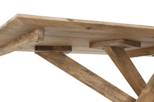 MESA COMEDOR MANGO 180X90X76 NATURAL MB-199009 Disponible ref13218 - Imagen 2