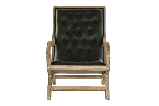 BUTACA MANGO PIEL 65X98X94 VERDE MB-199867 Disponible Ref 13363