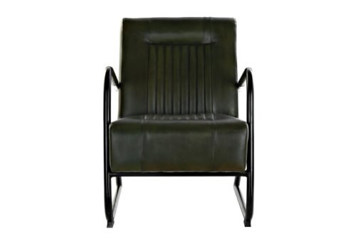 BUTACA PIEL METAL 62X82X84 VERDE MB-199871 Disponible REF13362 - Imagen 2