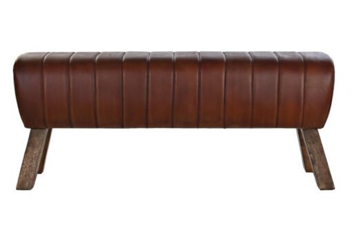 DESCALZADORA PIEL MADERA 126X36X53 MARRON MB-199878 Disponible Ref 13321