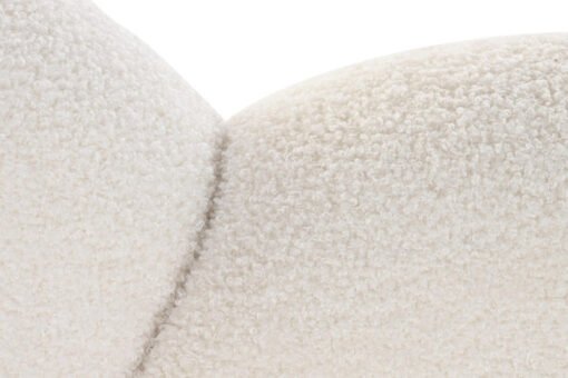 SOFA POLIESTER 149X76X77 NUBE BORREGUITO BLANCO MB-199962 Ref 13413 - Imagen 5