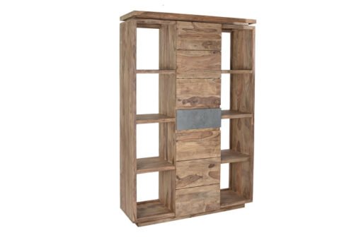 ESTANTERIA SHEESHAM 120X40X185 85,00 NATURAL MB-200193 Disponible ref13098