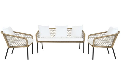 SOFA SET 4 RATAN SINTETICO 137X73,5X66,5 68X73X6 MB-200800 Disponible ref13452 - Imagen 5