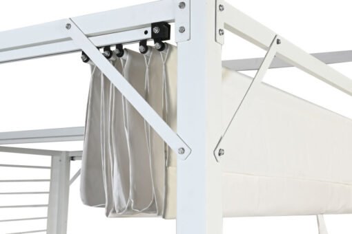 PERGOLA ACERO POLIESTER 296X296X225 BLANCO MB-200827 Disponible ref13451 - Imagen 7