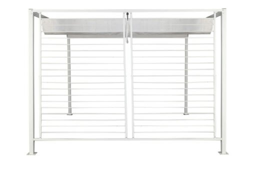 PERGOLA ACERO POLIESTER 296X296X225 BLANCO MB-200827 Disponible ref13451 - Imagen 4