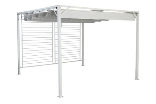 PERGOLA ACERO POLIESTER 296X296X225 BLANCO MB-200827 Disponible ref13451 - Imagen 3