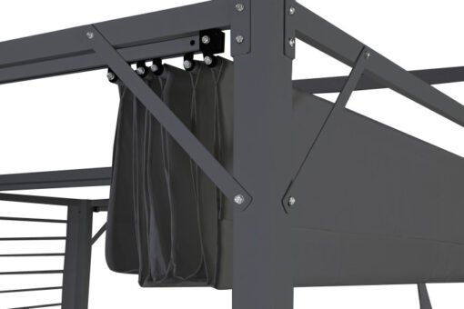 PERGOLA ACERO POLIESTER 300X300X230 250gr,/m2 GRIS MB-200828 Disponible ref13450 - Imagen 7