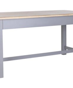 MESA COMEDOR PAULOWNIA MDF 161,5X81,5X78 GRIS MB-201456 Disponible ref13213