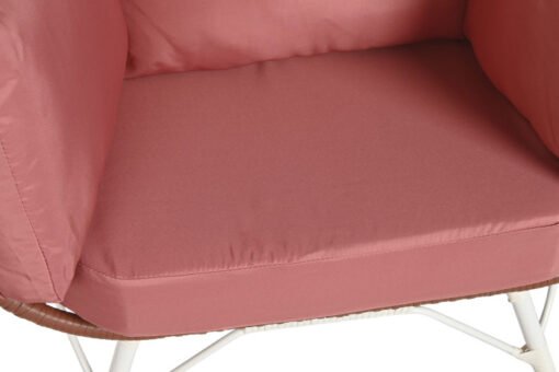 SILLON RATAN SINTETICO ACERO 99X71X147 CON COJINES MB-201835 Disponible Ref 13442 - Imagen 4