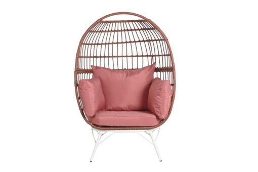 SILLON RATAN SINTETICO ACERO 99X71X147 CON COJINES MB-201835 Disponible Ref 13442 - Imagen 2